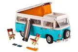 blauwe lego volkswagen vakantie bus