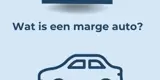 titel: wat is een marge auto, met icoon van leaseauto